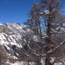 Un temps pourri ;o) Mélèzes et montagnes