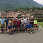 à l'heure de la photo de groupe, certains sont déjà partis et d'autres bossent encore d'arrache-pied